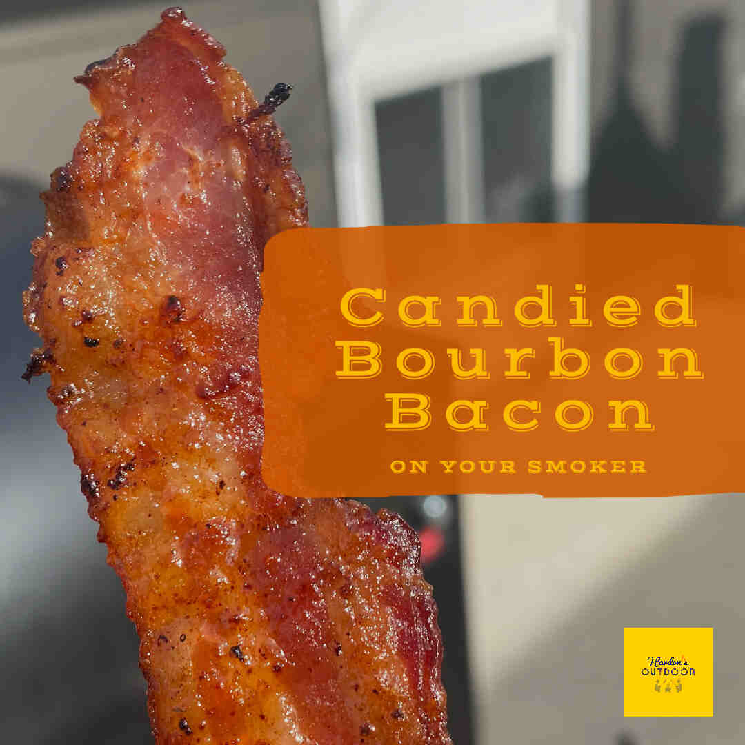 Candied bourbon bacon is sweet, salty and irresistible