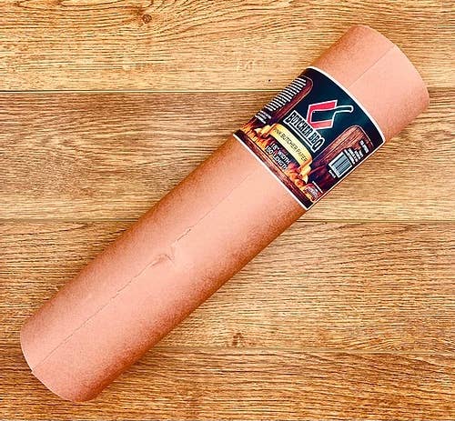 Buy one (1) 18"x150" butcher paper (pink paper) roll.