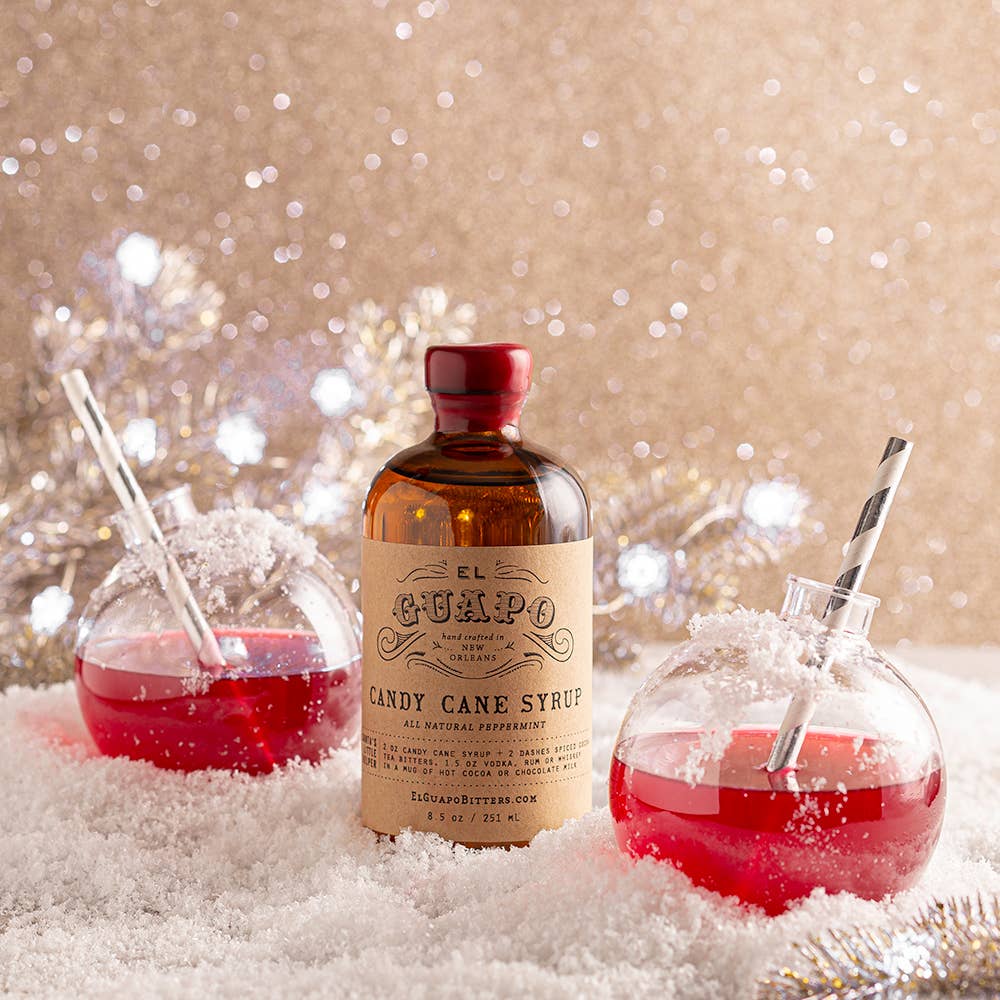 Buy one (1) bottle of candy cane cocktail syrup.