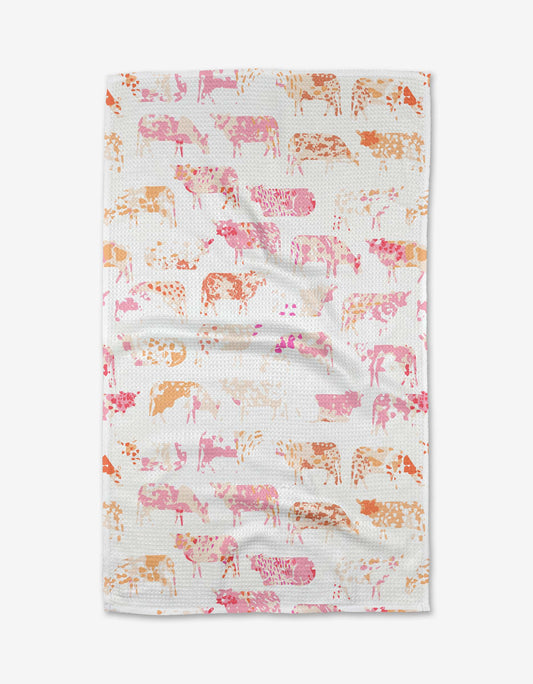 Buy one farm-inspired "Moove!" kitchen teatowel.