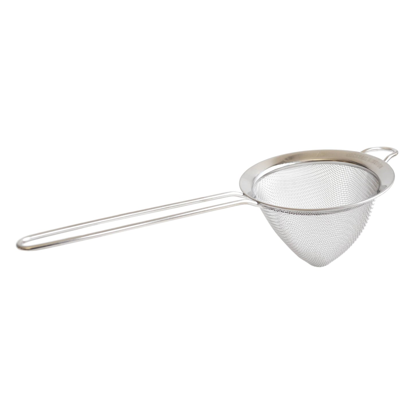 The cone cocktail strainer filters out solids while quickly straining liquids into your glass.