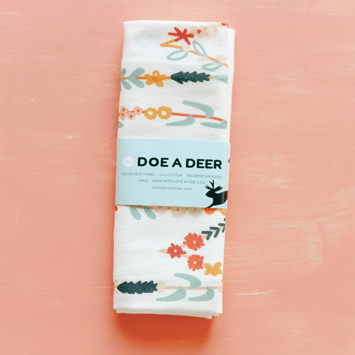 This mother's day kitchen towel is ready for gifting.