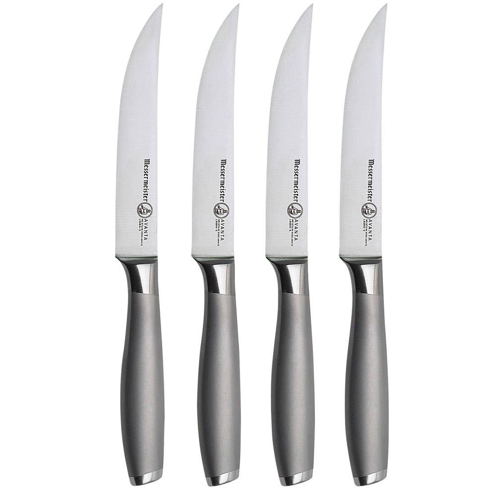 Buy one set of four Messermeister Avanta steak knives.