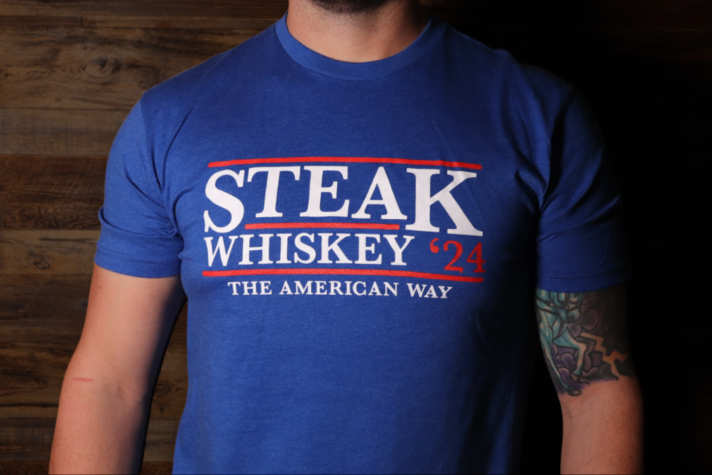 Steak & Whiskey '24 - funny shirt - L-3XL