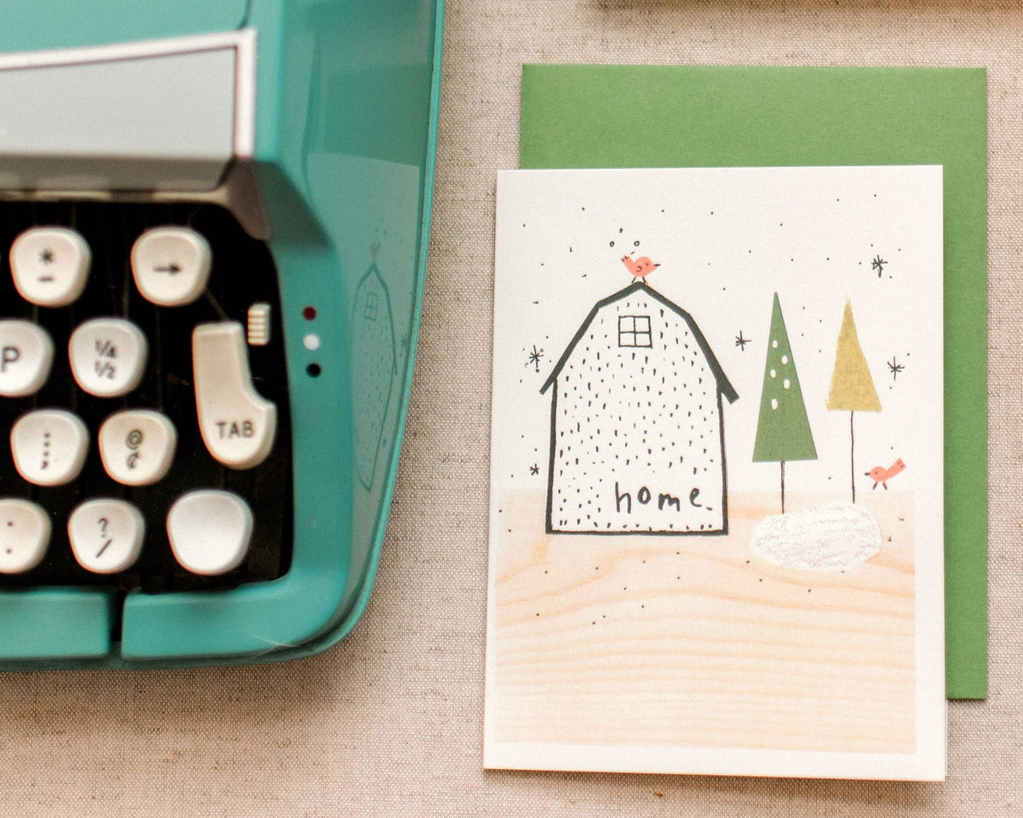 Enjoy the simple beautify of this artist-crafted gift card set. 