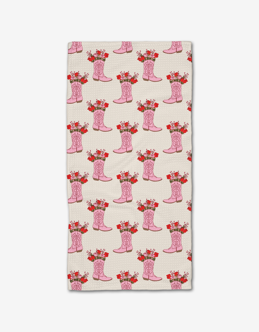 Buy one (1) cowgirl print towel as a gift.