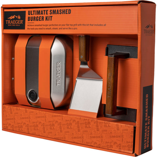 Traeger Flatrock- Ultimate Smashed Burger Kit