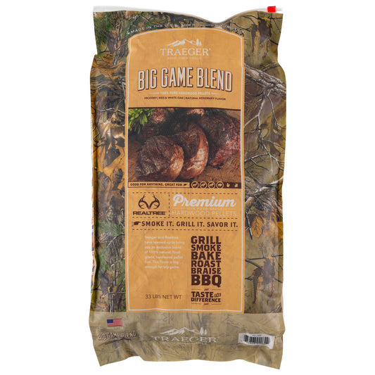 Traeger Realtree Big Game pellets | Great on Deer, Elk and Bison