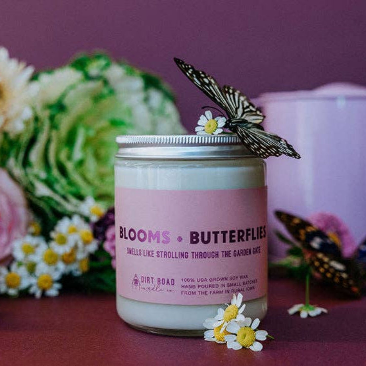 Buy 1 (one) Blooms and Butterflies spring-scented candle.