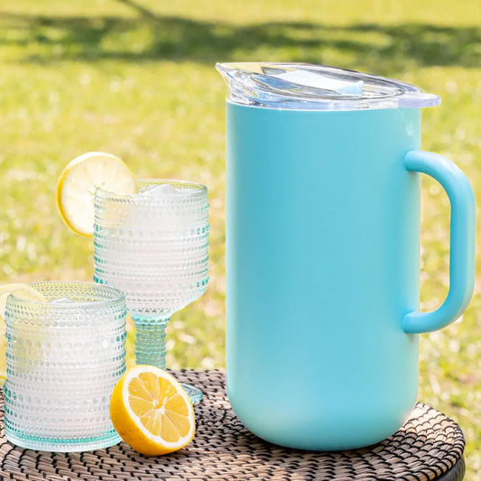 Buy 1 (one) insulated serving pitcher in Blue Lemonade color. 