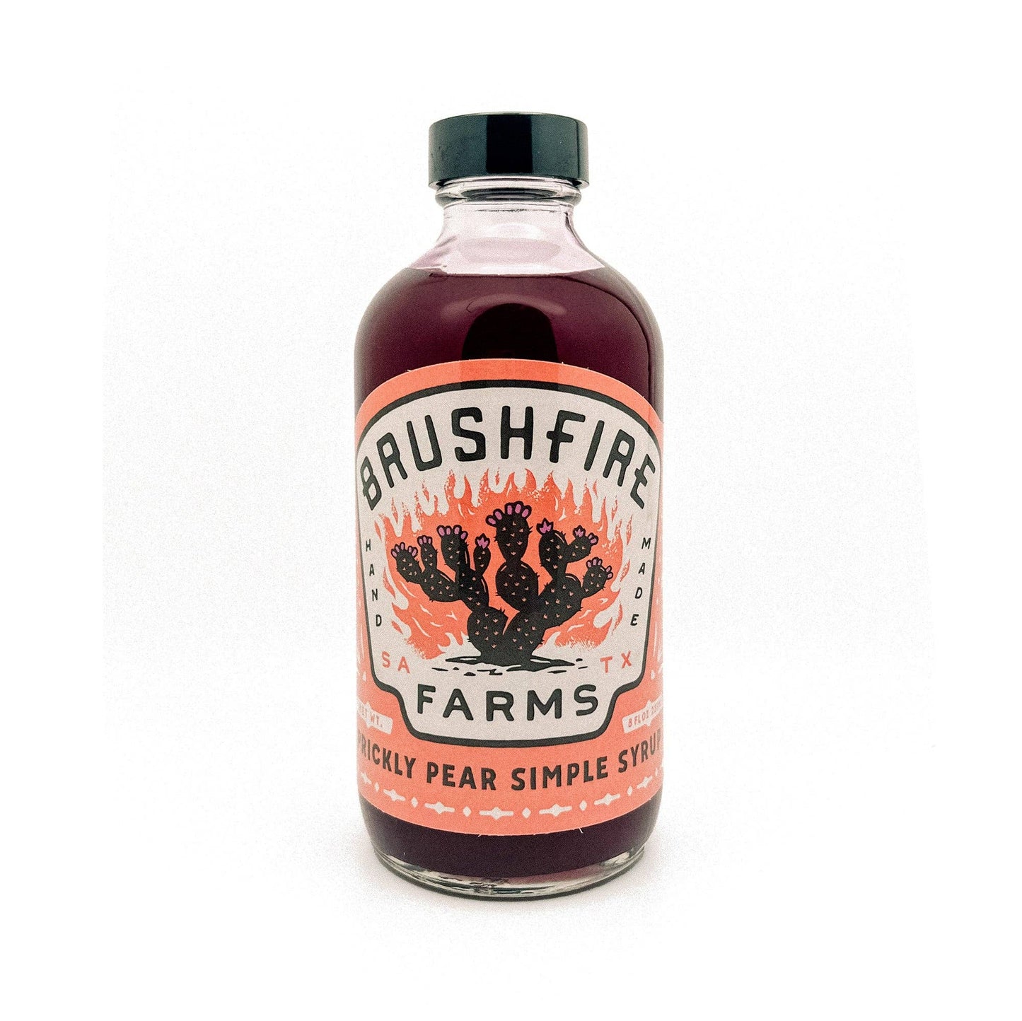 Buy one bottle of Brushfire Farms Prickly Pear simple syrup.