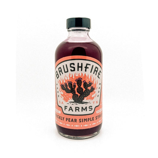 Buy one bottle of Brushfire Farms Prickly Pear simple syrup.