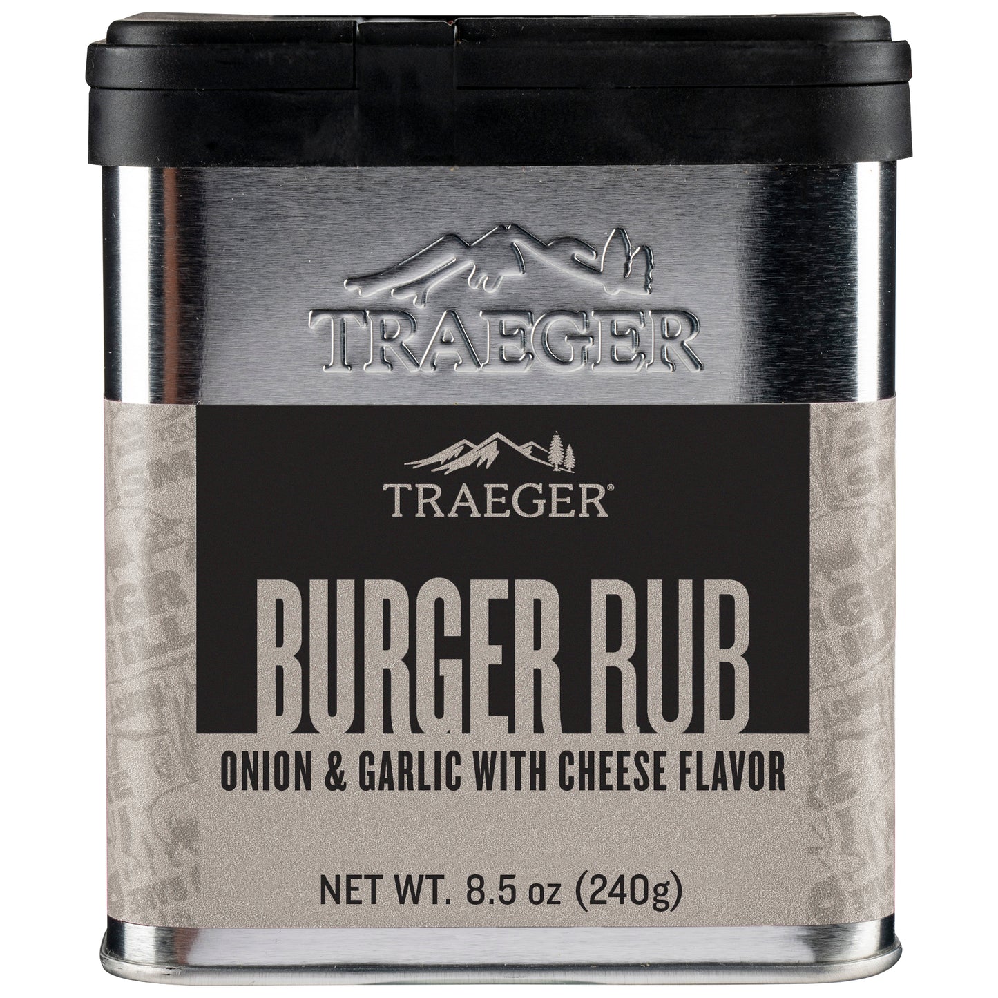 Traeger's Burger Rub has flavors of onion, garlic and cheese.