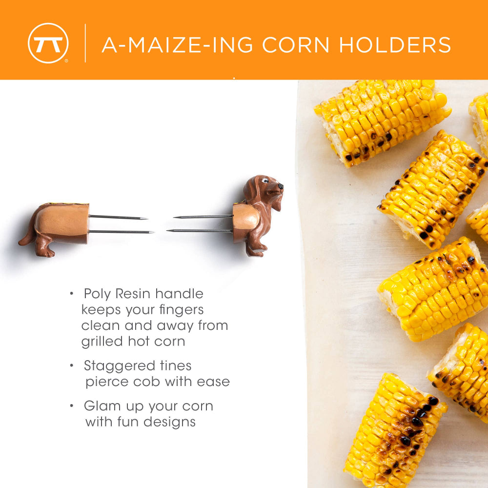 Glam up your corn with this set of corn holders. 