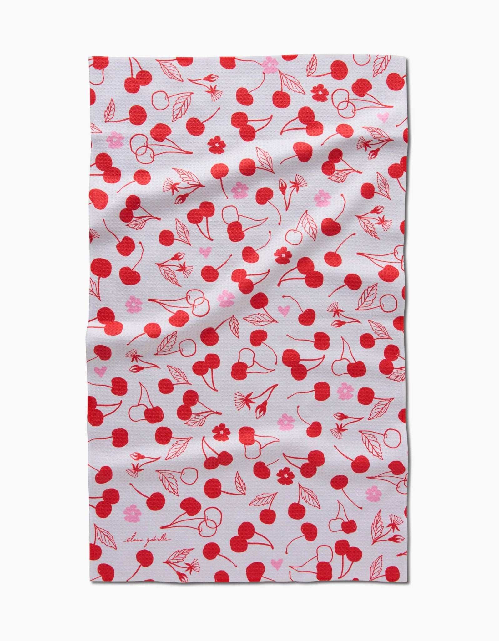 Buy 1 (one) cute cherry tea towel. 