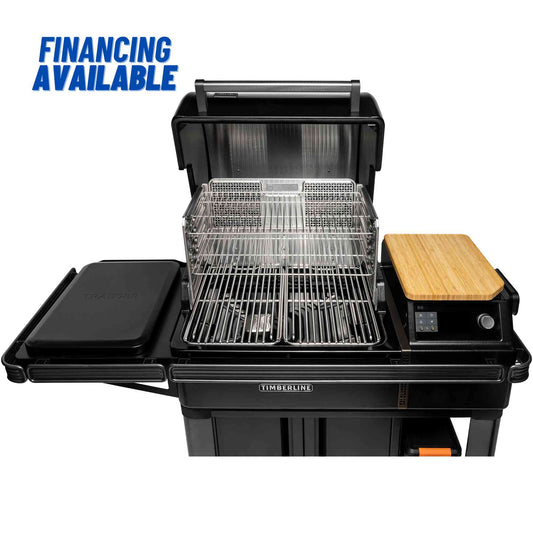 Third-party financing is available for some buyers purchasing this top-of-the-line Traeger Timberline smoker/grill.