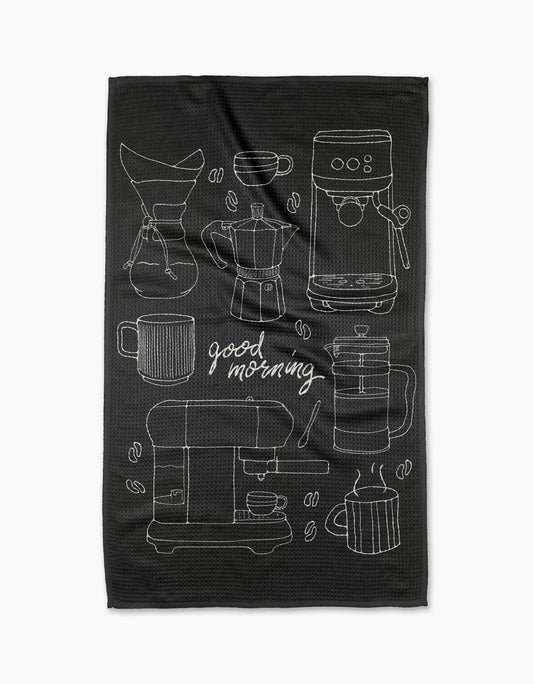 Buy 1 (one) set of two coffee lover tea towels. 
