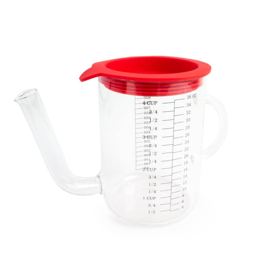 Buy this 4-cup (one liter) capacity gravy strainer and separator.