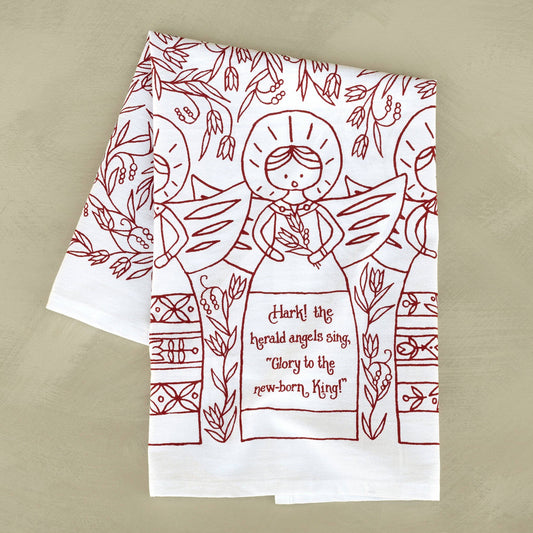 Buy 1 (one) "Hark! The herald angels sing" towel. 