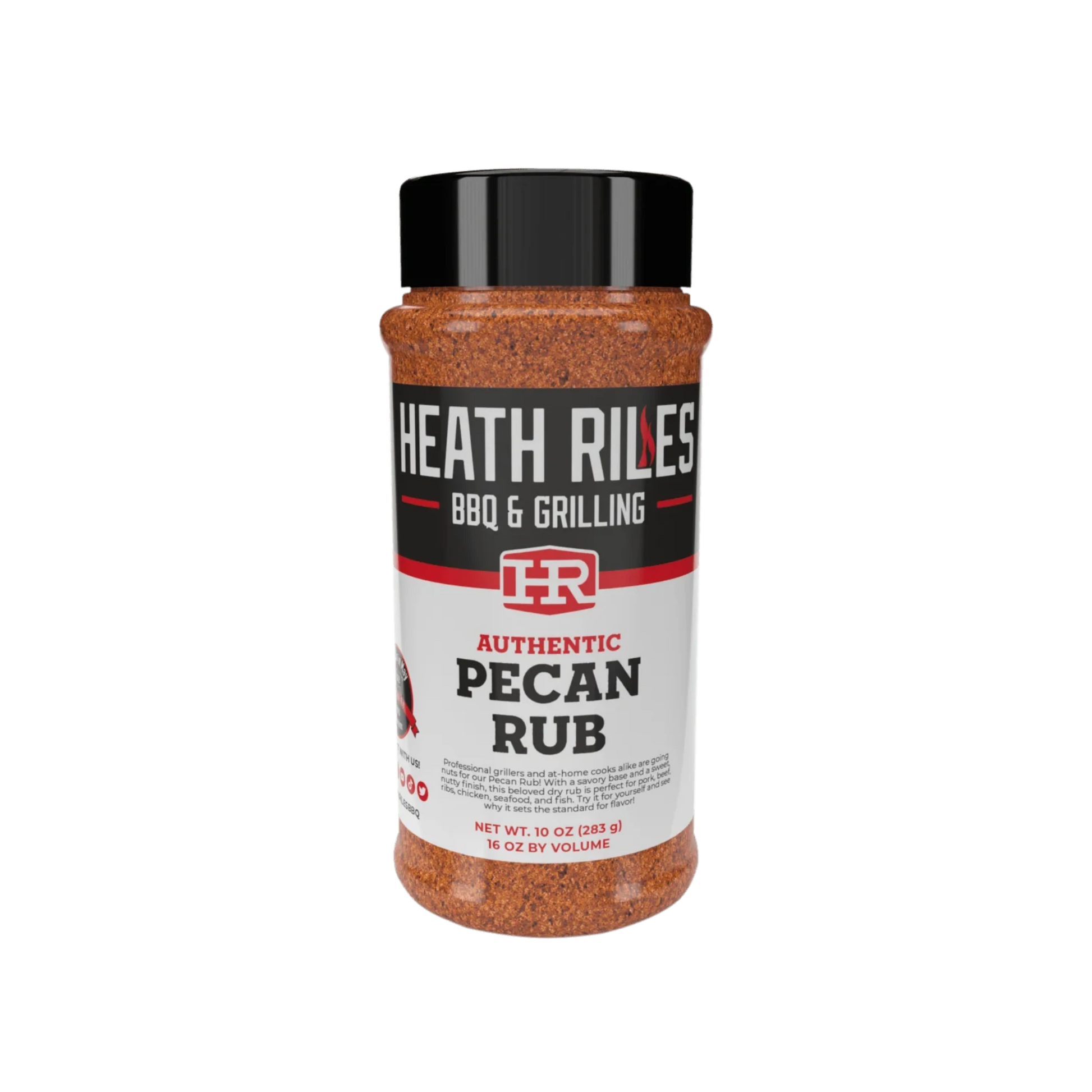 Buy one (1) shaker bottle of Heath Riles Pecan Rub. 