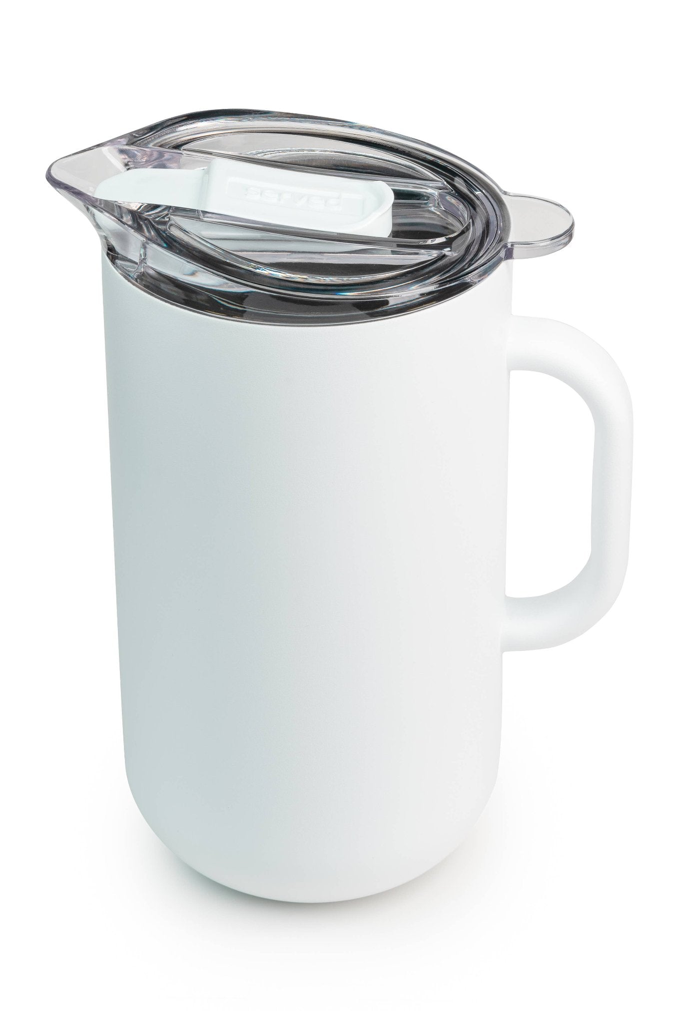 Buy one (1) vacuum-insulated pitcher in white.