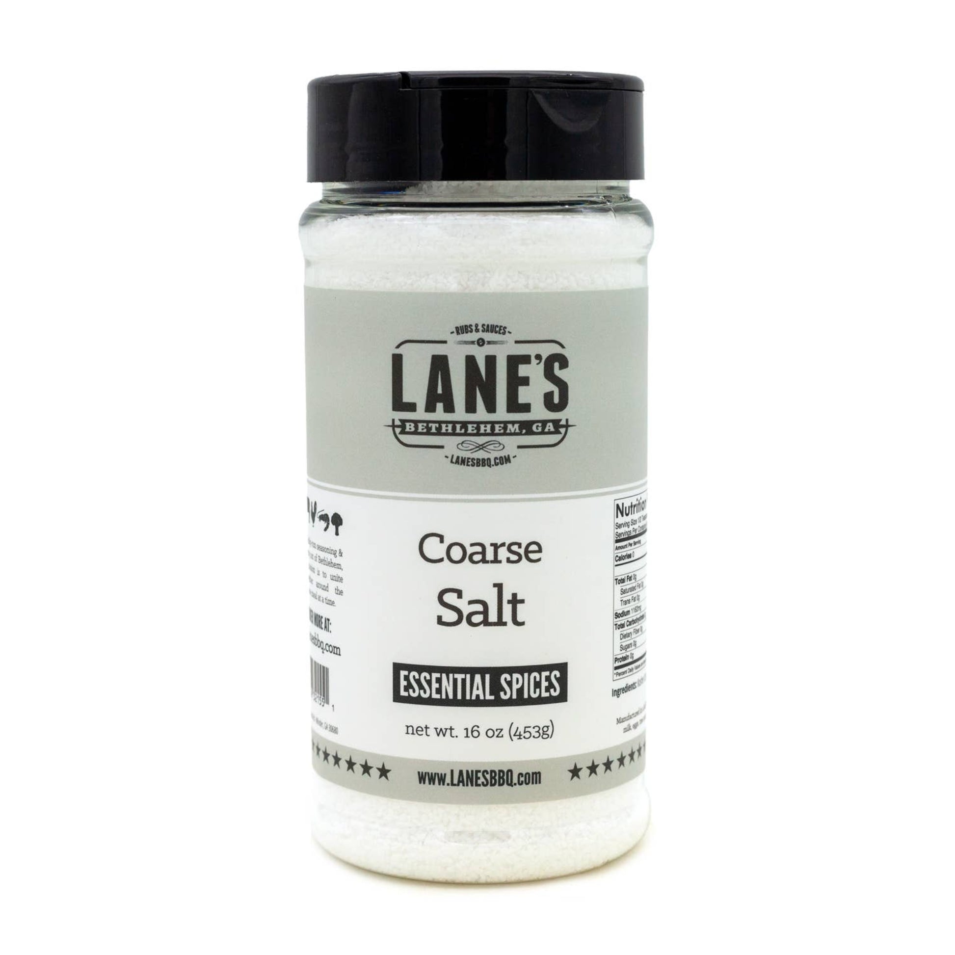 Buy 1 (one) 16 oz shaker jar of coarse kosher salt.