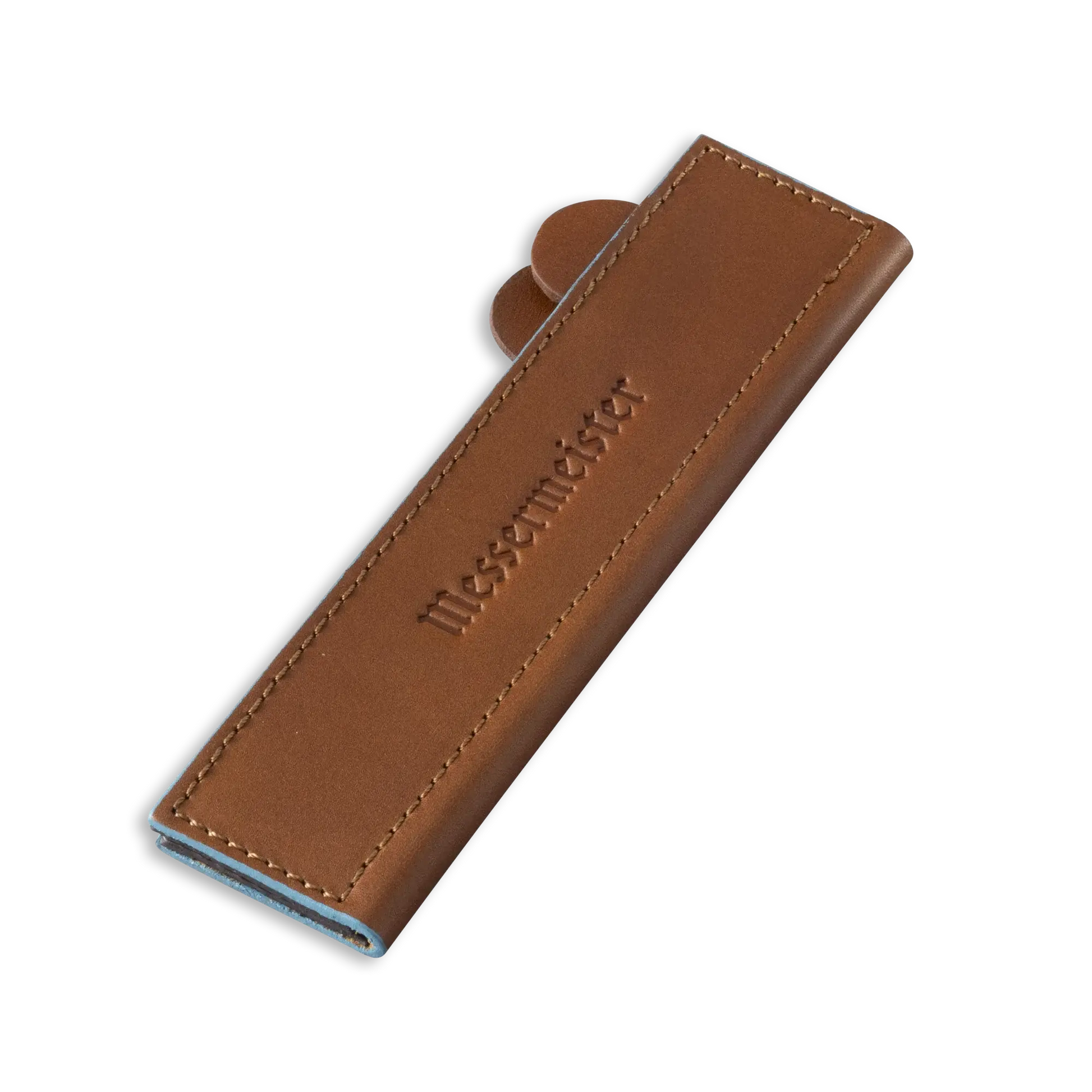 Buy 1 (one) brown leather knife cover with magnetic closure. 