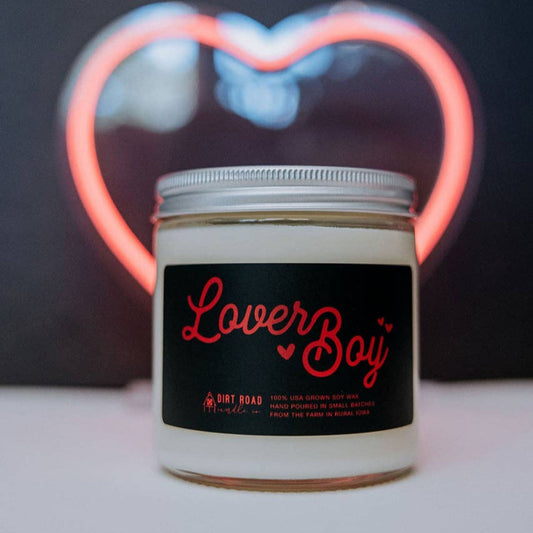 Lover Boy candle and lighter set