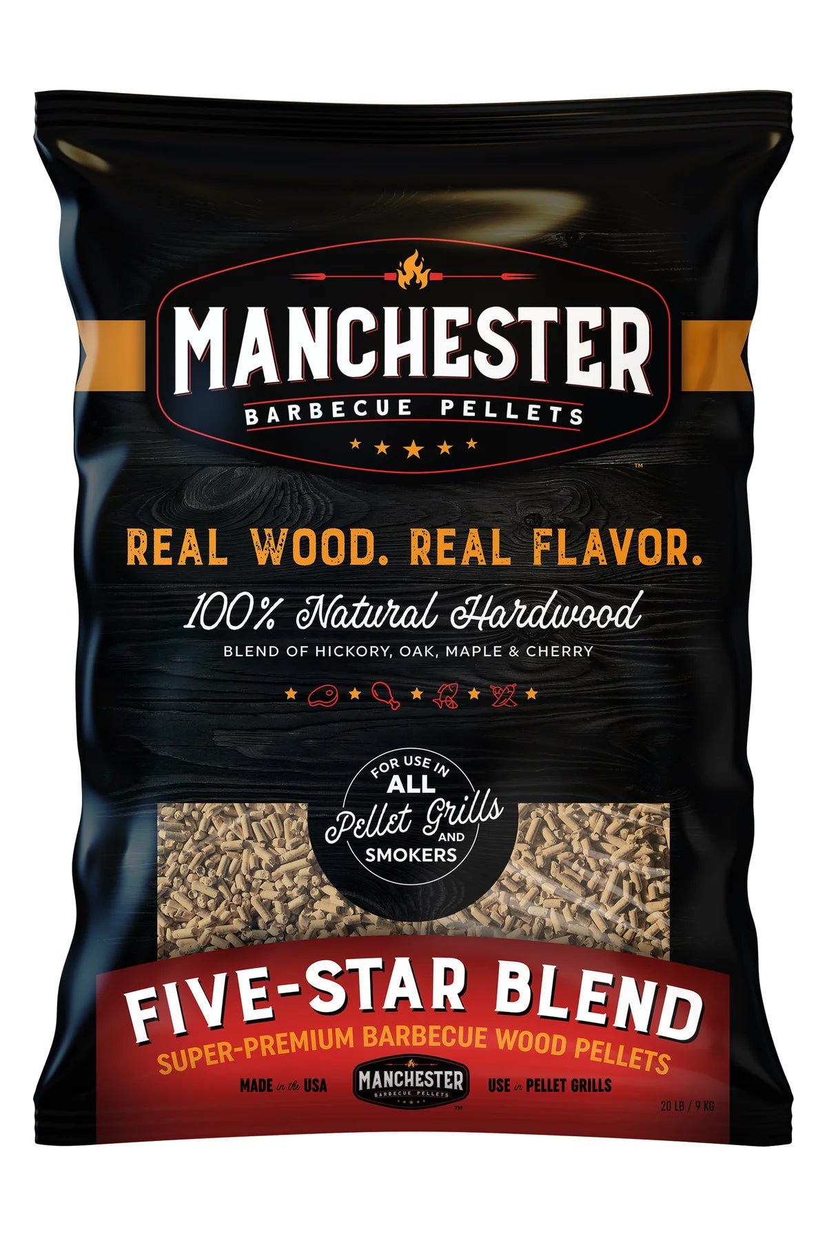 Manchester Barbecue Pellets super premium small batch