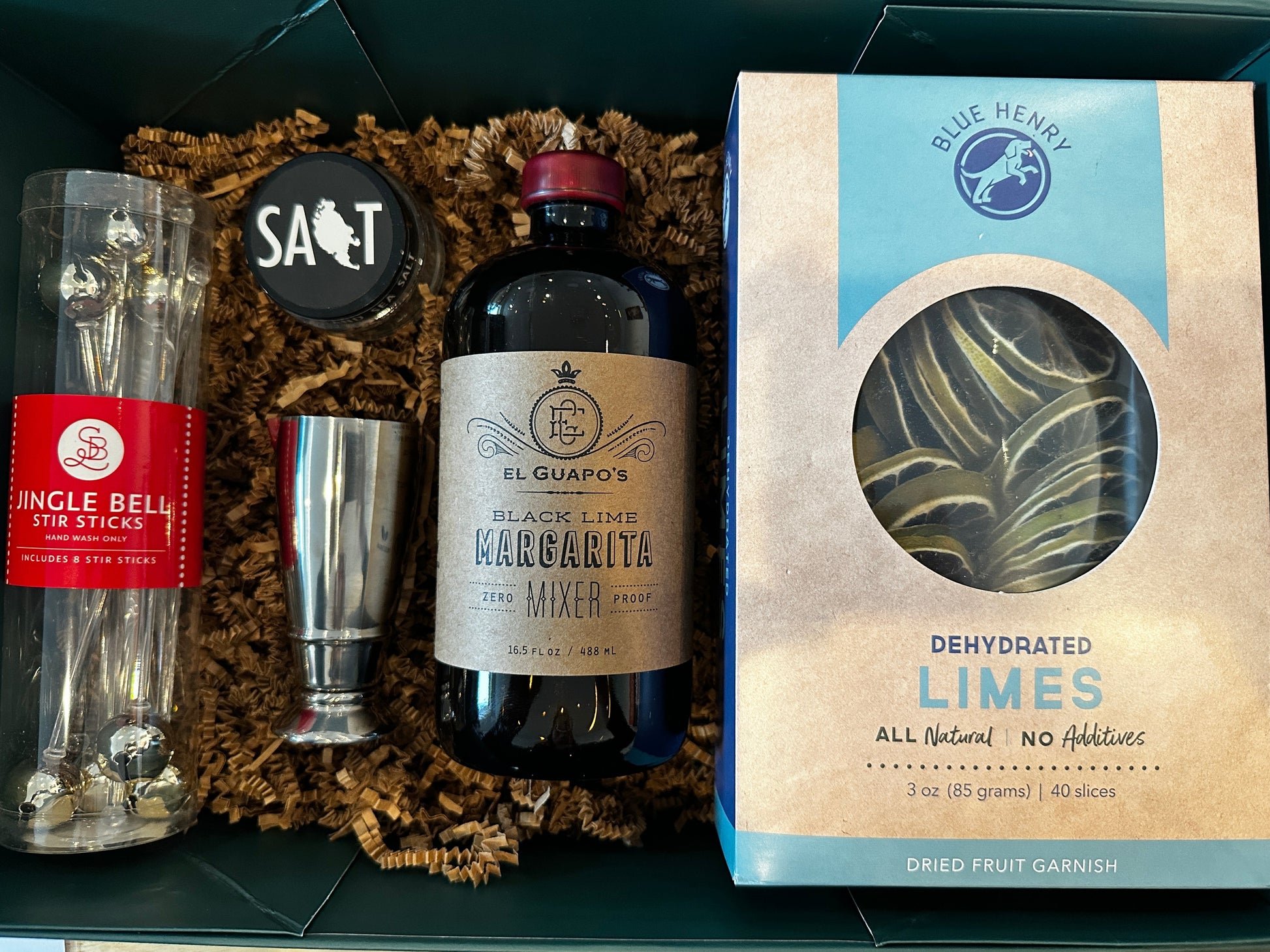 Buy 1 (one) gift set for a margarita lover. It's like a party in a box!
