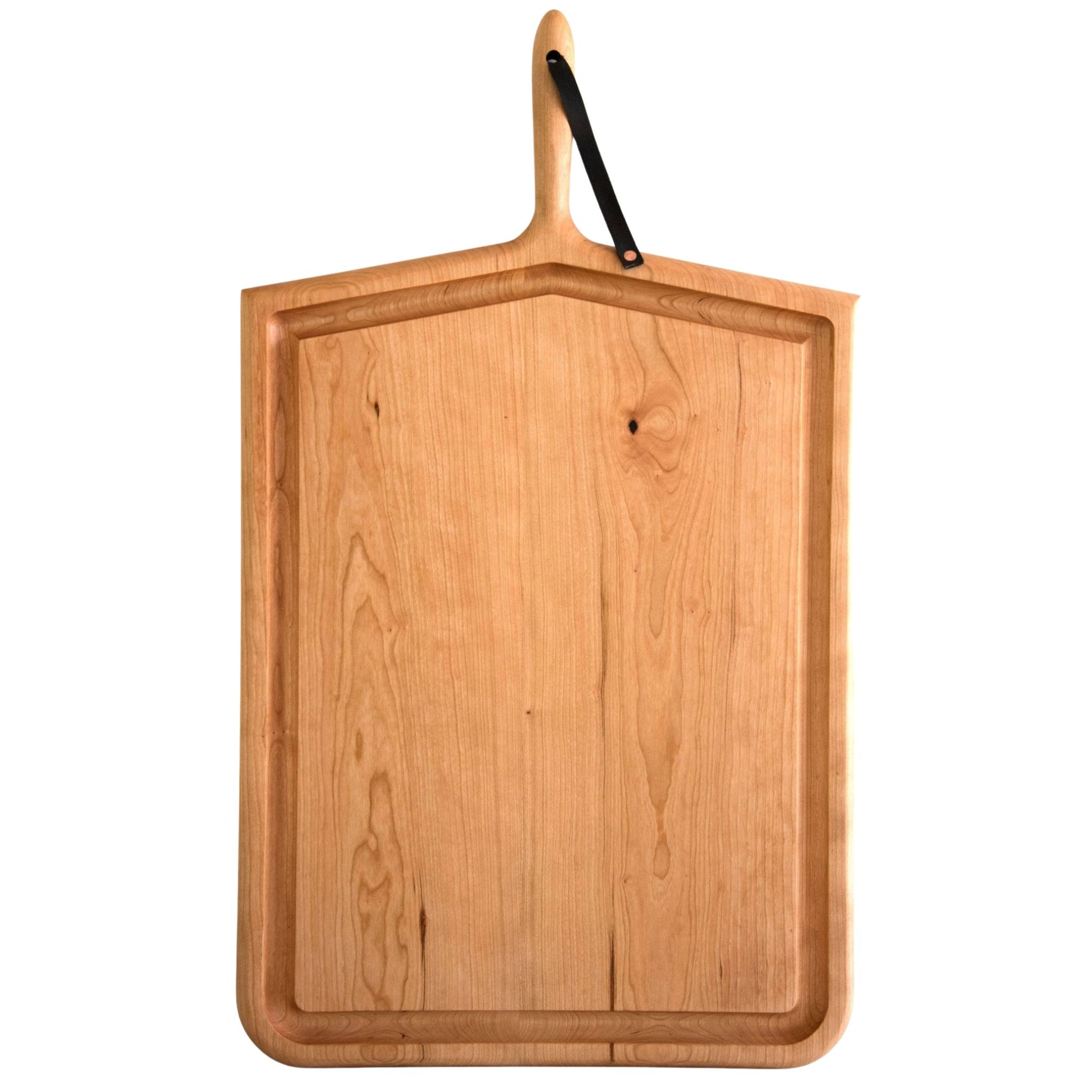 Buy 1 (one) mega cutting board with juice groove made of cherry wood.