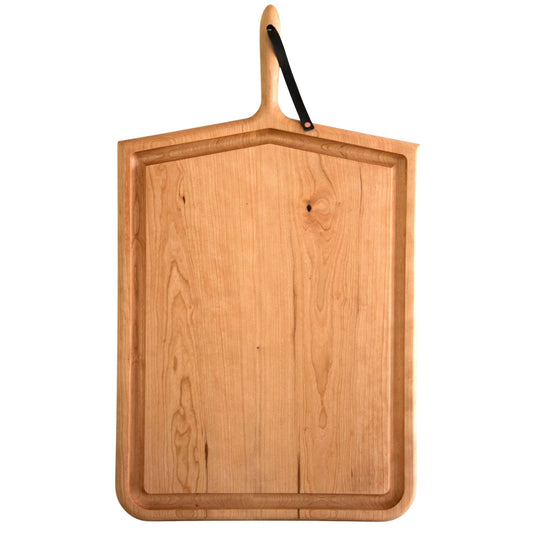 Buy 1 (one) mega cutting board with juice groove made of cherry wood.