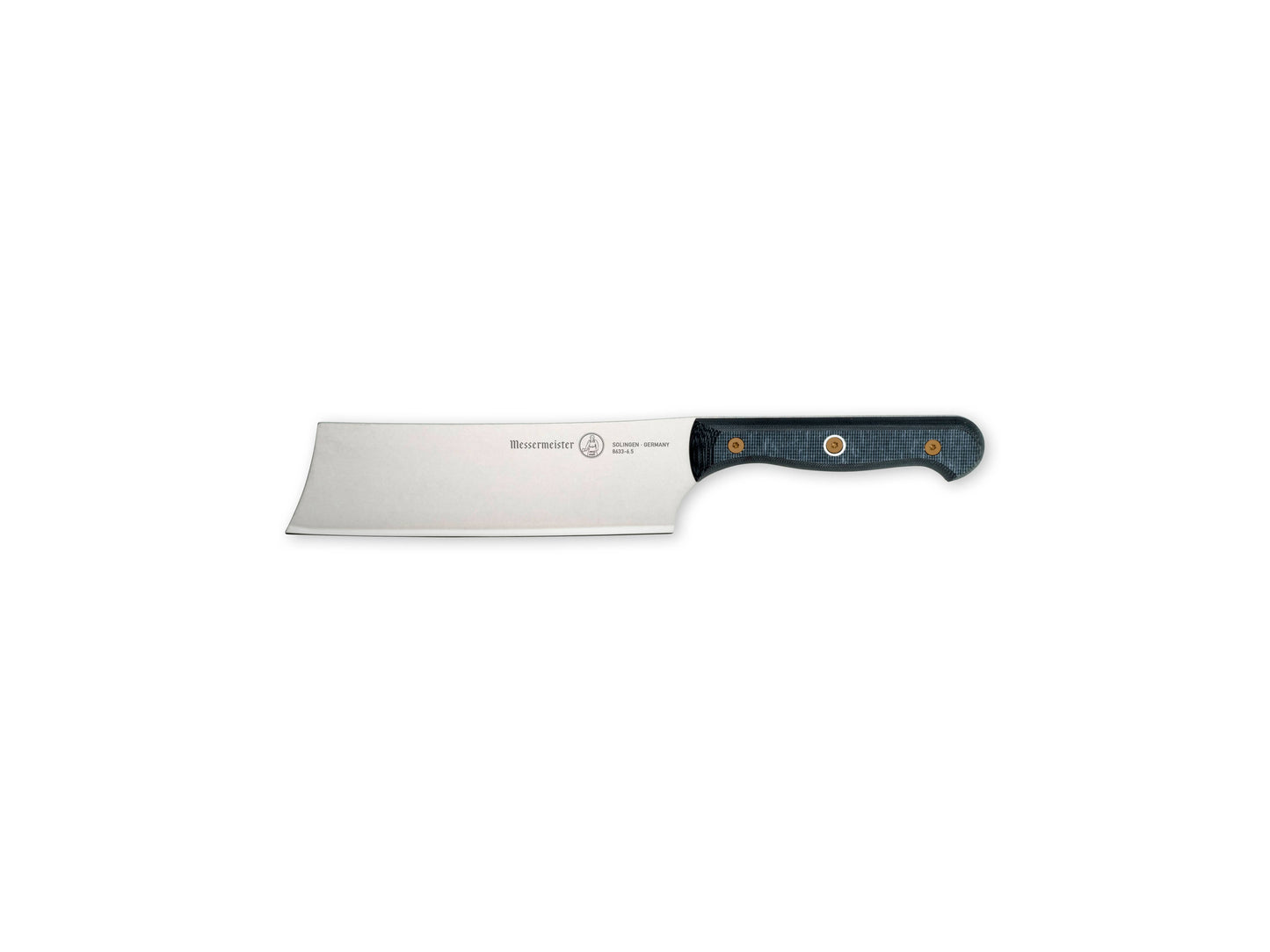 The custom Nakiri 6.5" knife belongs in every veggie-lover's home. 