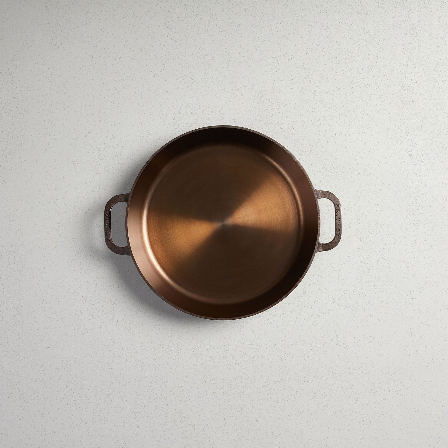 Buy 1 (one) gift set with this polished 12-inch skillet with dual handles, plus a matching glass lid.