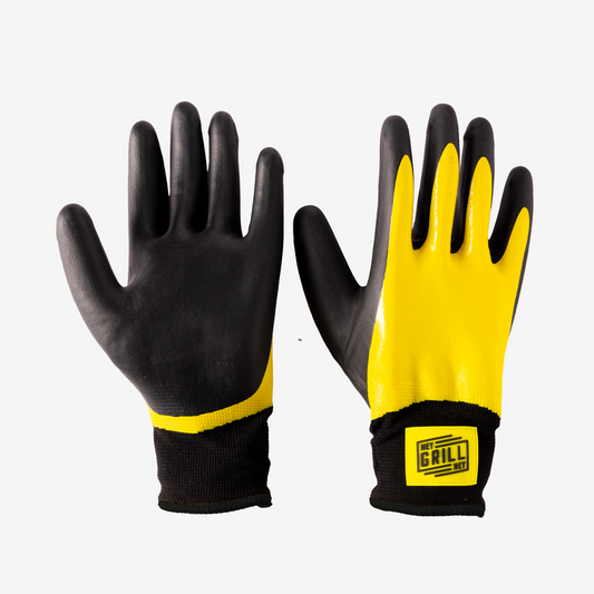Buy 1 (one) pair of pitmaster gloves to you can handle meat while it's still hot. 