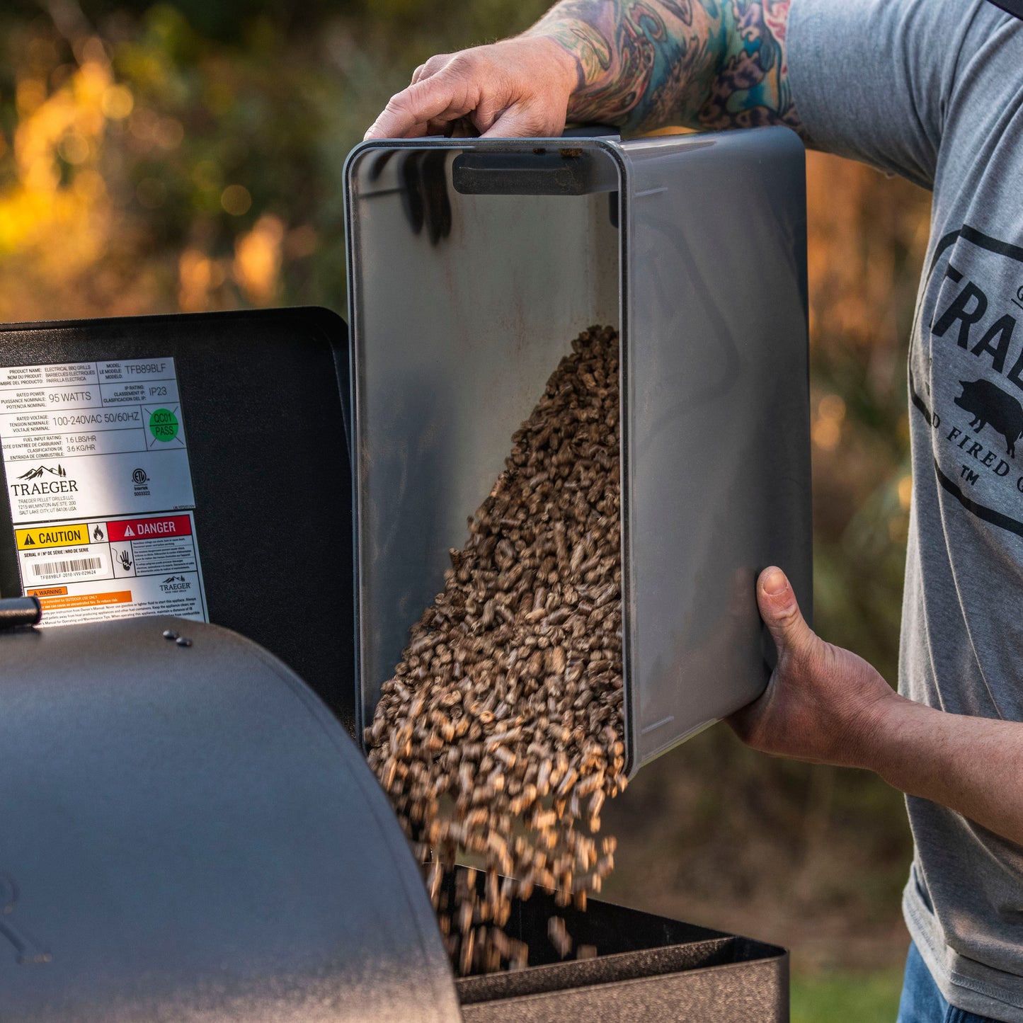 Traeger accessories - Pellet storage - StayDry bin