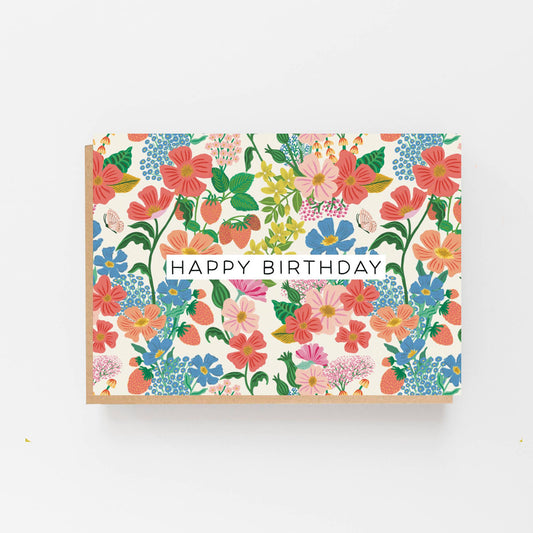 Buy 1 (one) summery Happy Birthday greeting card. 