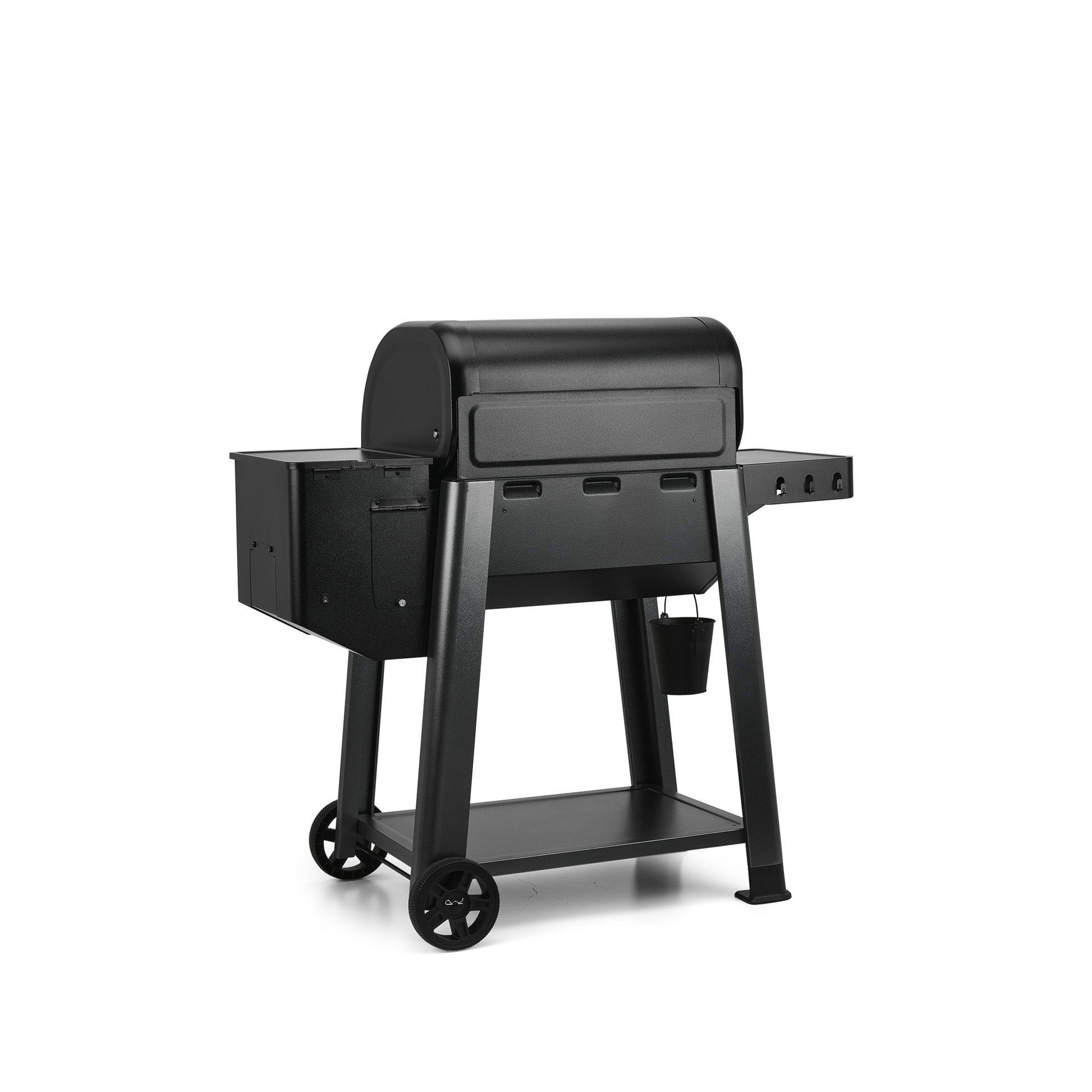 The Westwood pellet grill has a sleek design. 