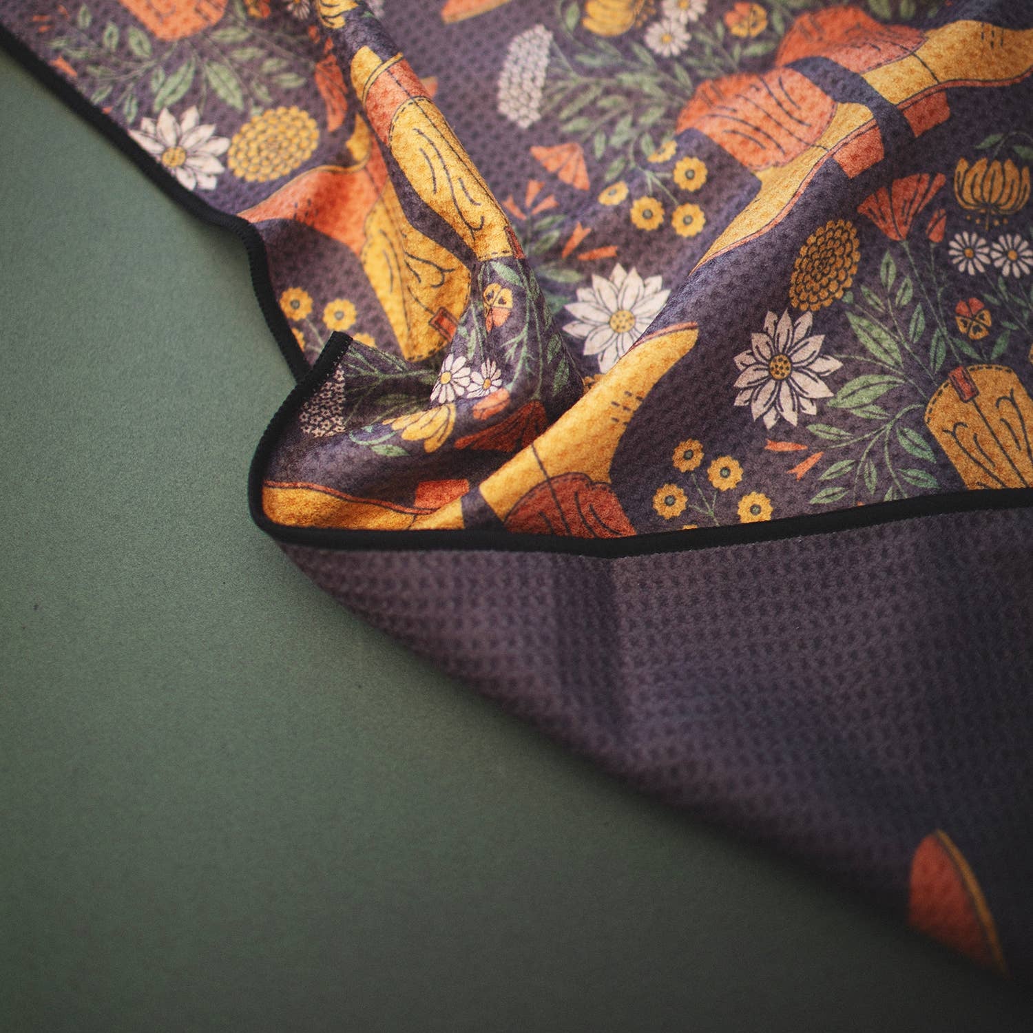 Buy this double-sided chic western kitchen towel. 