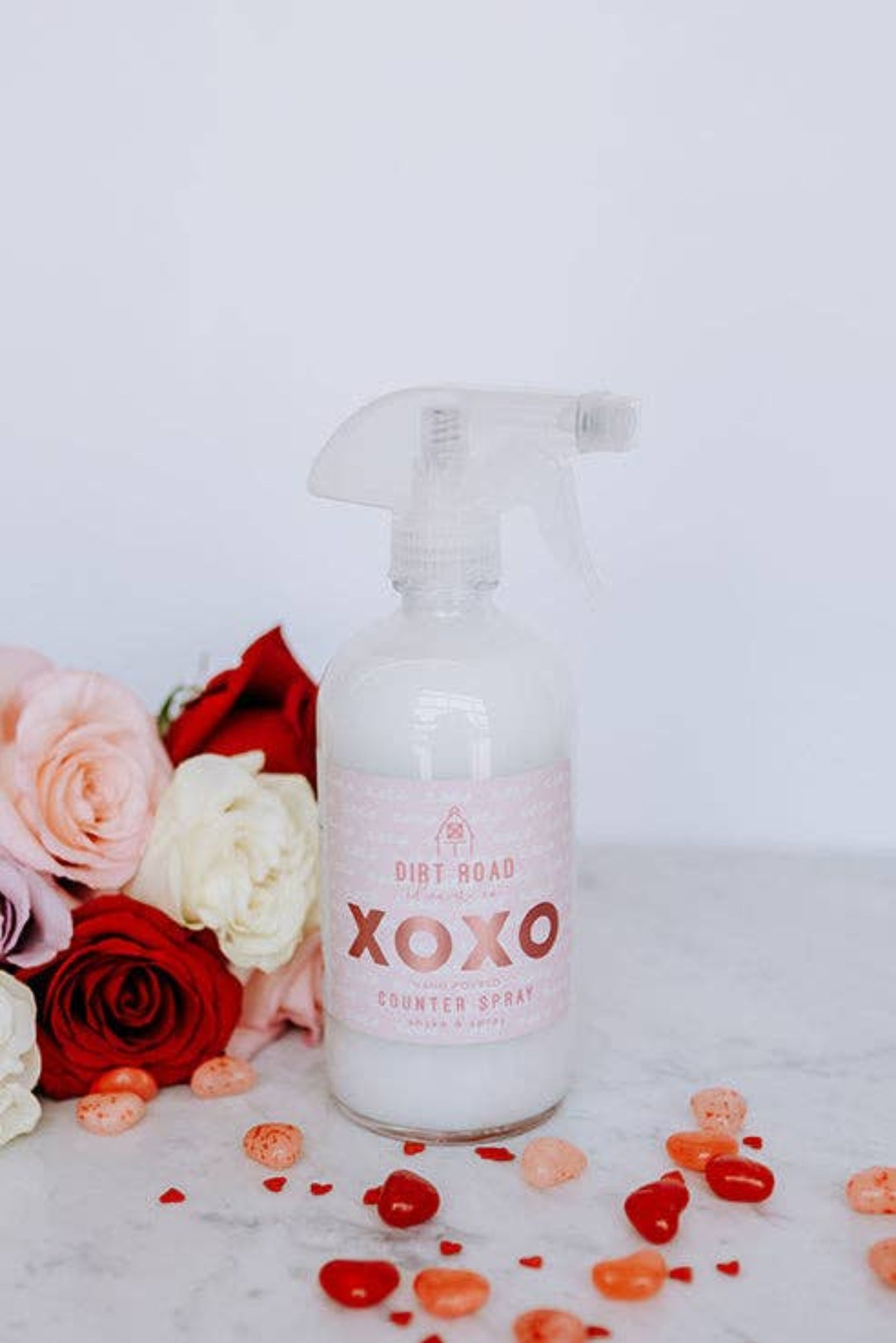 Buy 1 (one) bottle of scented XOXO counter spray for Valentine's Day.