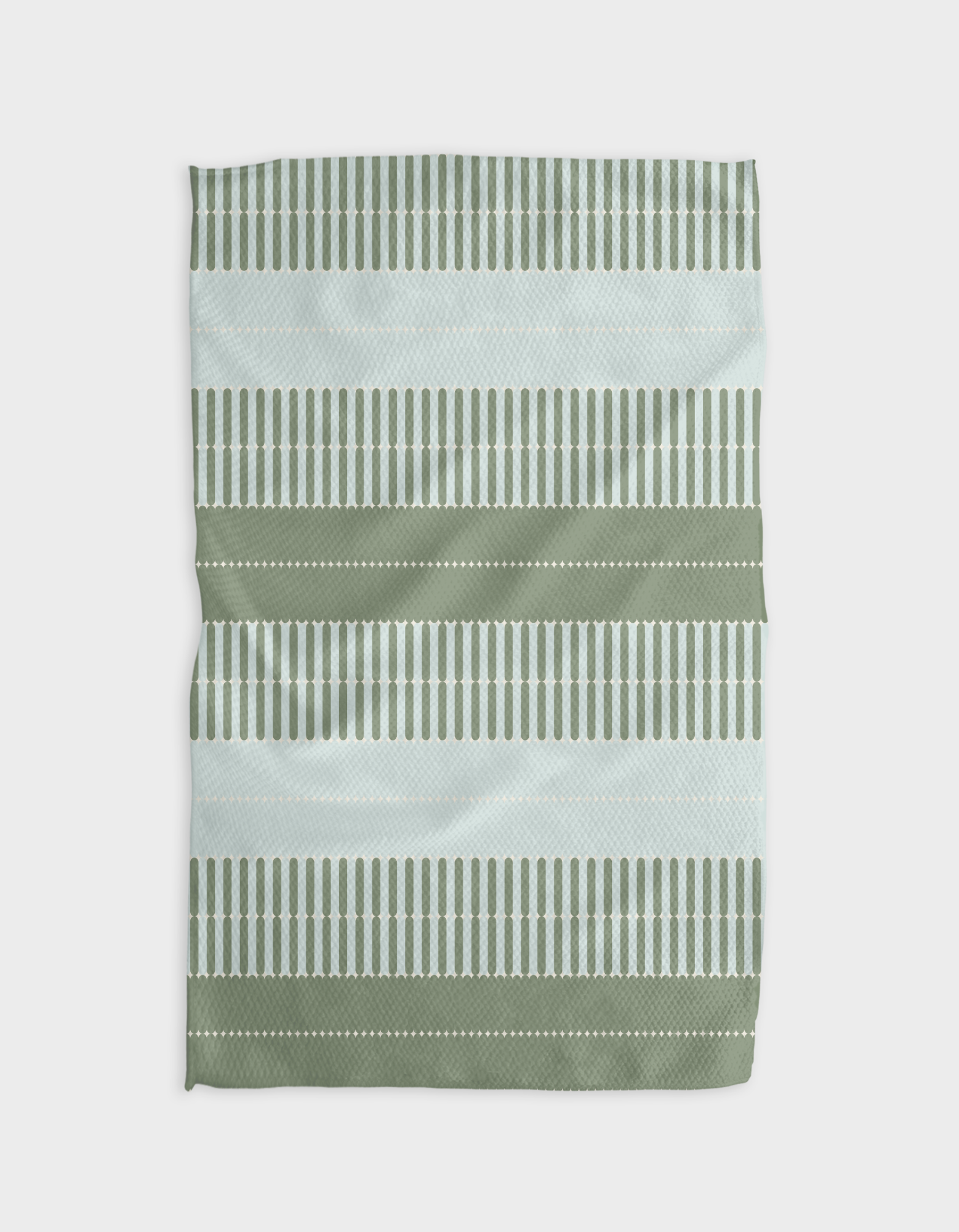 Buy this towel set, including this Baton Vert tea towel. 