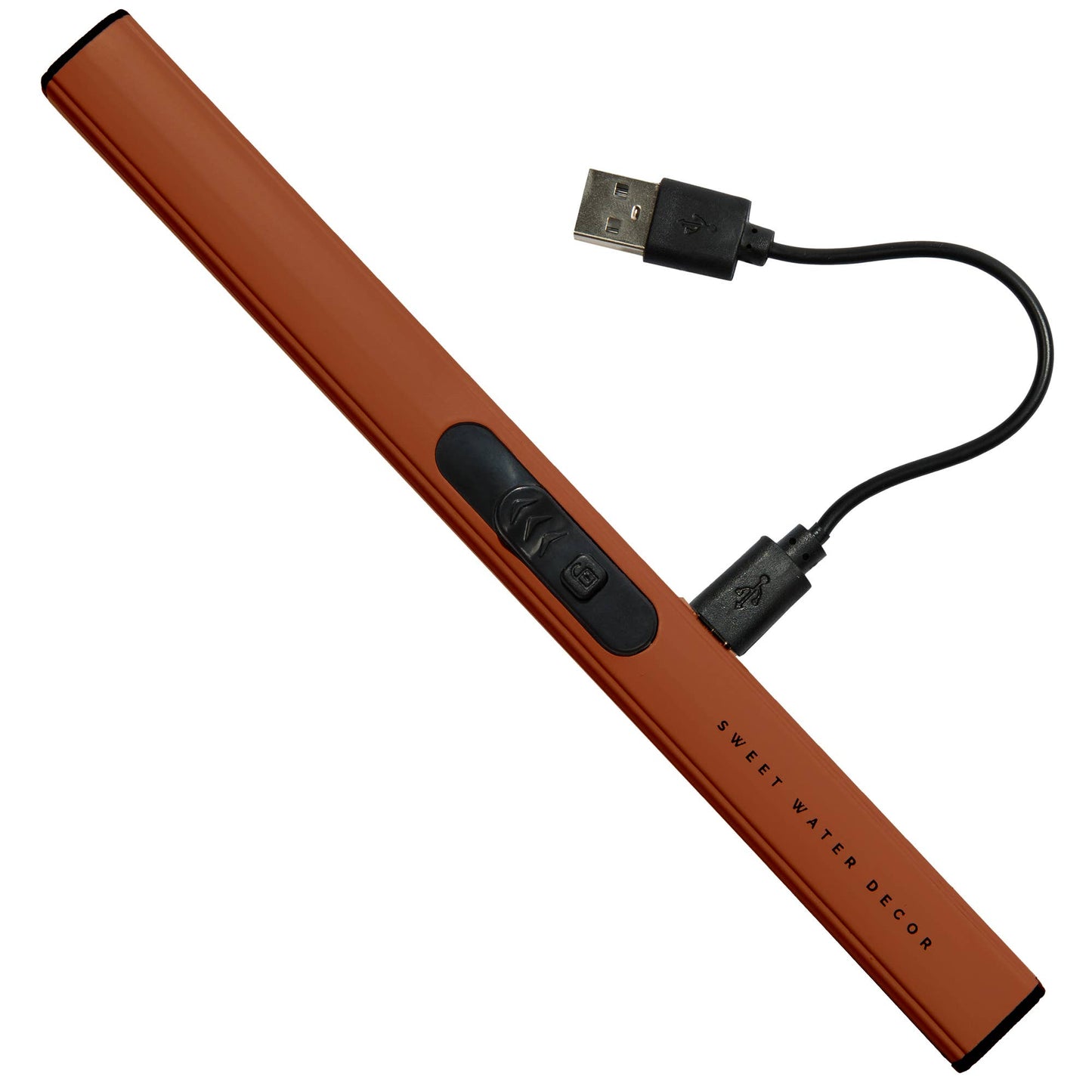 Buy one (1) rechargeable electric lighter in the color burnt orange.