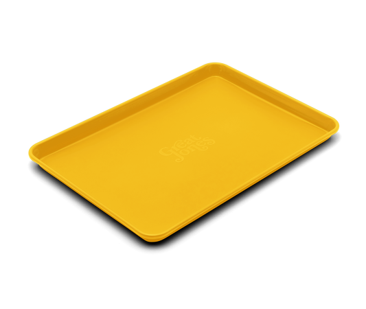 Buy one Holy Sheet half-sheet pan in sunny mustard color.