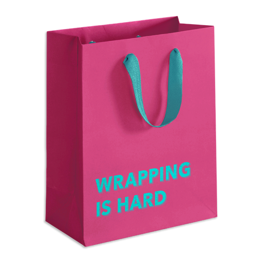 Wrapping is Hard funny gift bags