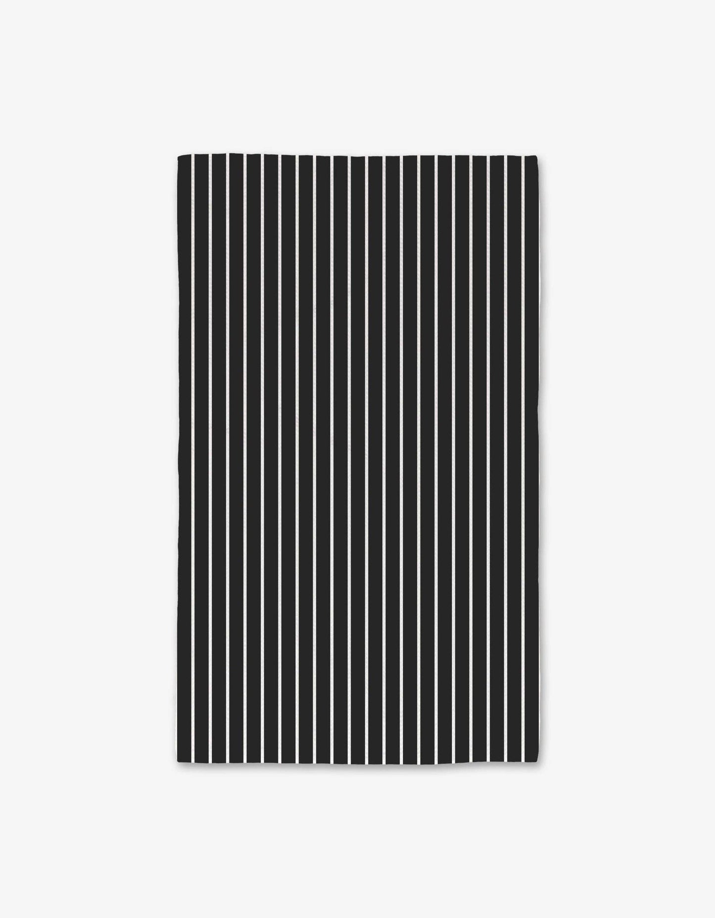 Black and White luxe hand towel