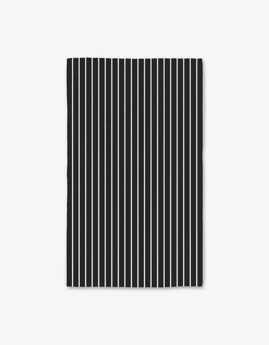 Black and White luxe hand towel