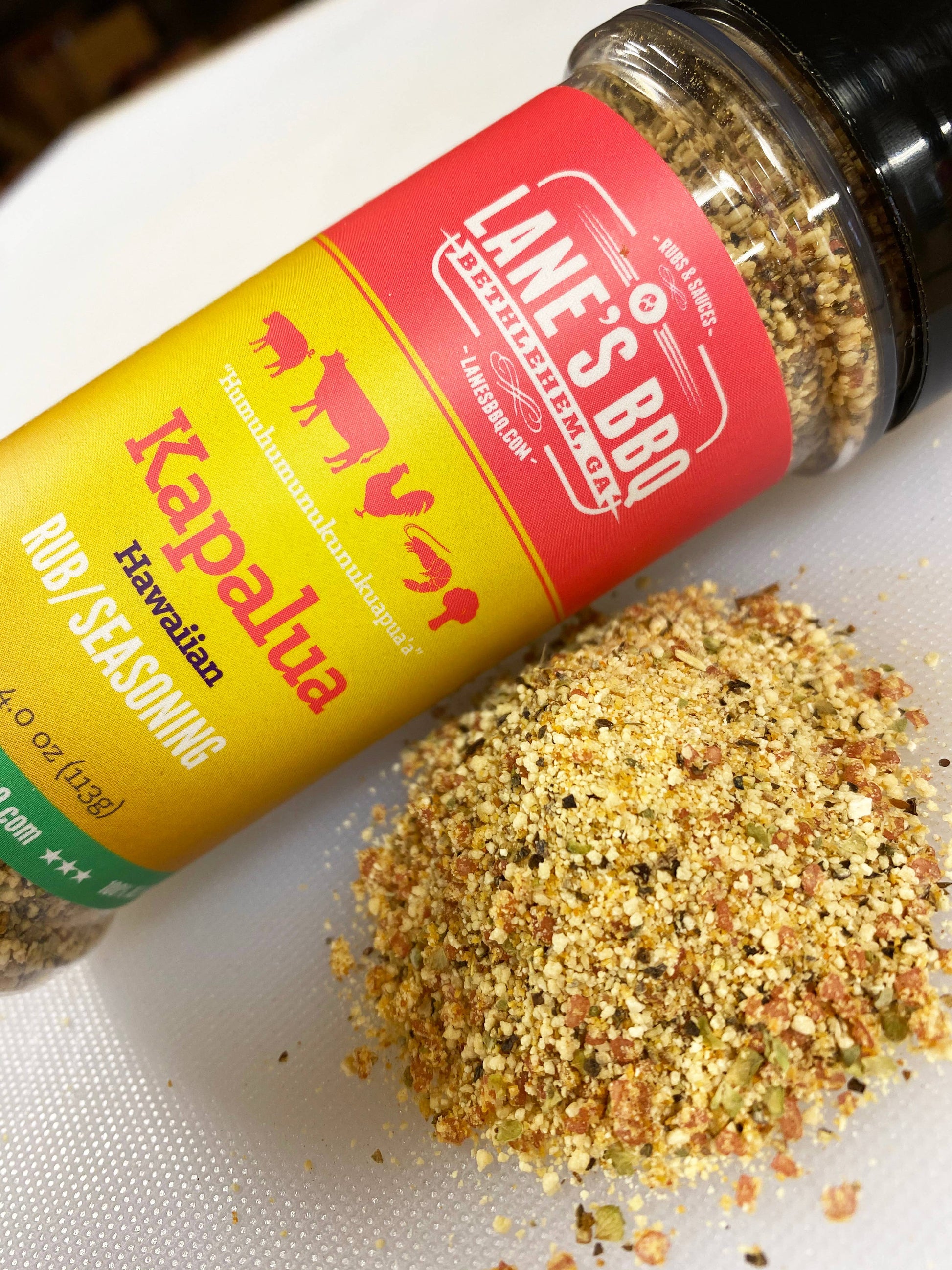 Formerly Kapalua seasoning, Island Dust includes real Hawaiian sea salt and granulated honey.