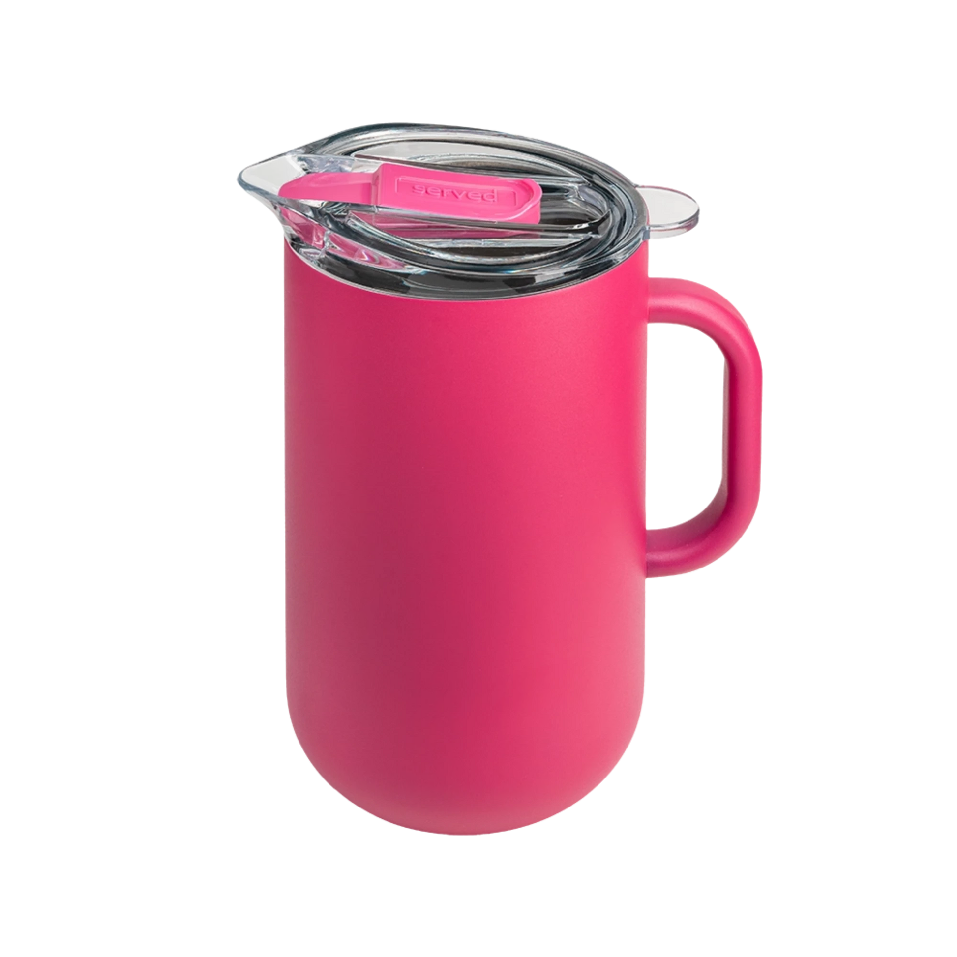 Buy 1 (one) watermelon pink insulated serving pitcher.