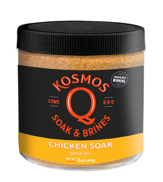 Kosmos Q chicken soak - Easy brine mix - Make better chicken