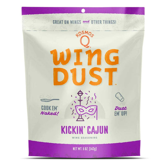 Wing dust is great on other things, too. This package is enough for an entire turkey.
